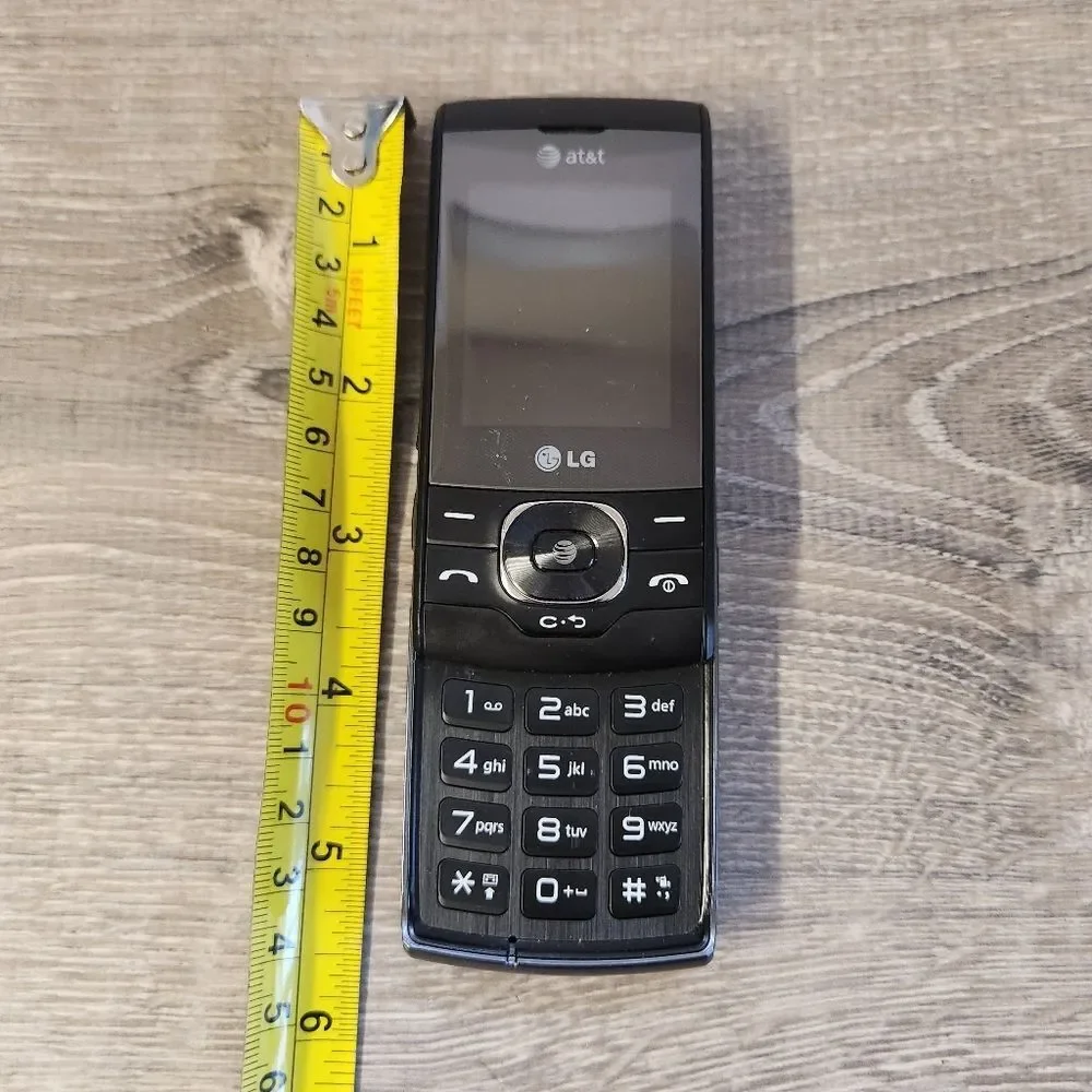 LG GU295 AT&T Cellular 3G Slider Push To Talk‎ Cellular Mobile Phone Black